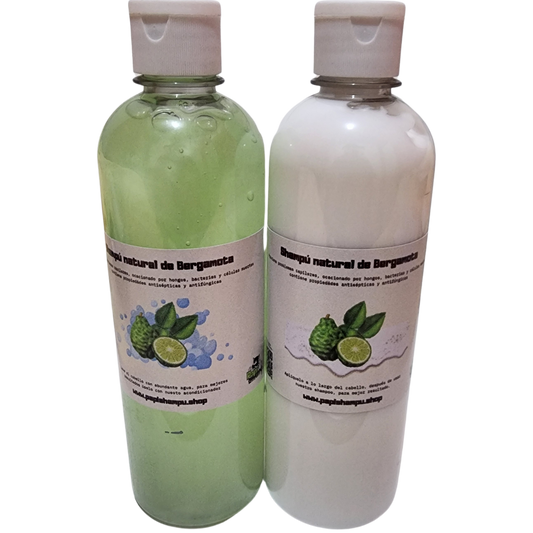 Pareja de Shampoo y Acondicionador Natural de Bergamota