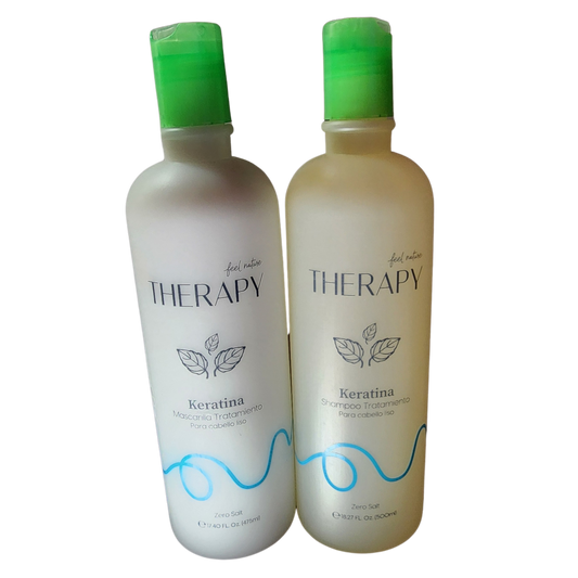 Pareja de shampoo y acondicionador Therapy de Keratina